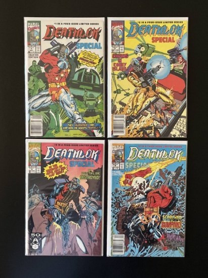 4 Issues Deathlok Special Comics #1-#4 Marvel Comics Full Set