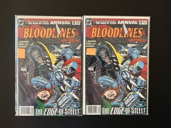 2 Issues Bloodlines Outbreak Comic #2 DC Comics