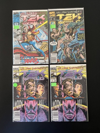 4 Issues William Shatner's Tek World Comic #2 #3 & #6 Marvel Comics