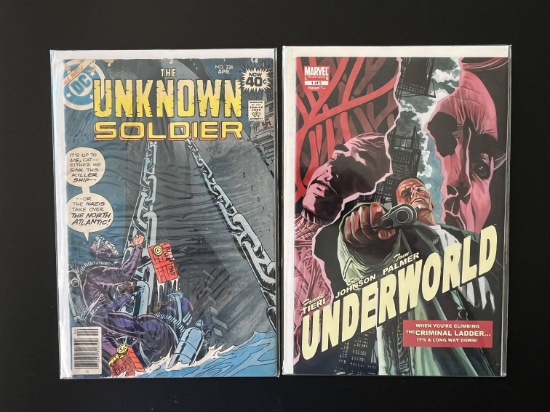 2 Issues Underworld Comic #1 & The Unknown Soldier Comic #226