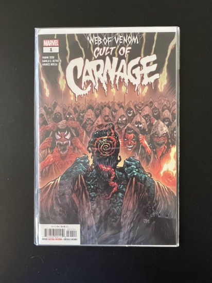 Web of Venom Cult of Carnage Comic #1 Marvel Comics KEY 1st Issue