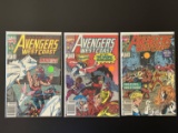 3 Issues Avengers West Coast Comic #62 #70 & #75 Marvel Comics