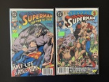 2 Issues Superman The Man of Steel Comic #4 & #6 DC Comics