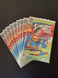 9 Issues Superman Comic #82 DC Comics Reign of the Supermen