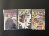 3 Issues Urth 4 Comic #3 Dracula Comic #4 Flare Adventures #1 Flip Format Edition
