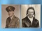 (2) WWII Military Portrait Photos.