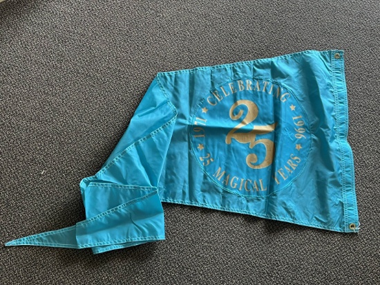 Disney WDW 1996 25th Anniv. Park Banner