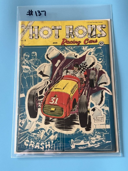 1954 Hot Rods and Racing Cards #18 Comic