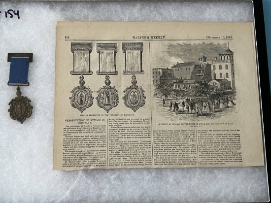 Civil War Veterans Brooklyn Medal