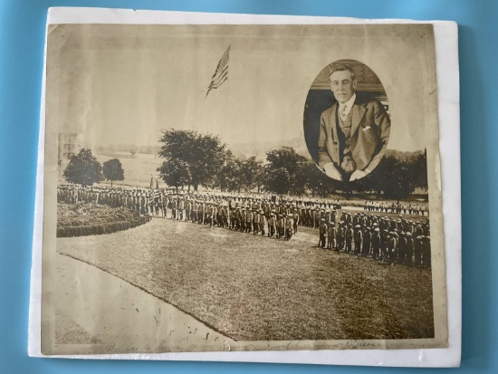 Lg. WWI Woodrow Wilson/Boy Scout Photo