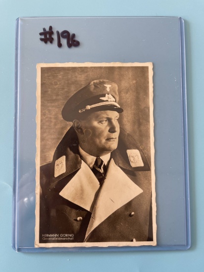 Nazi Hermann Goring Propaganda Postcard