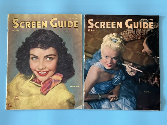 (2) Antique Movie Star Magazines