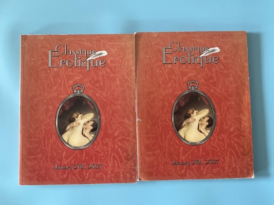 (2) 2007 Classic Erotique Auction Catalogs