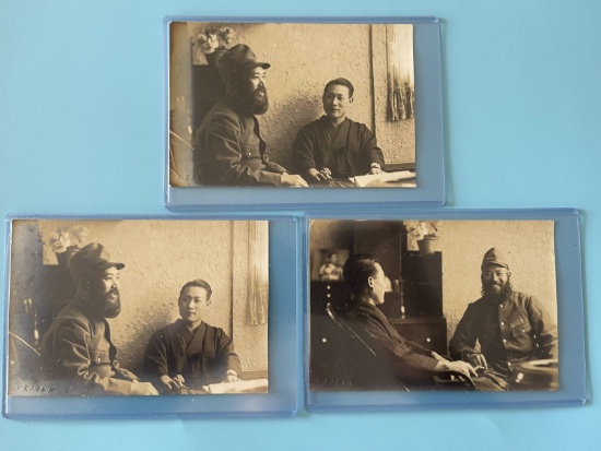 (3) WWII Japanese Soldier Photos