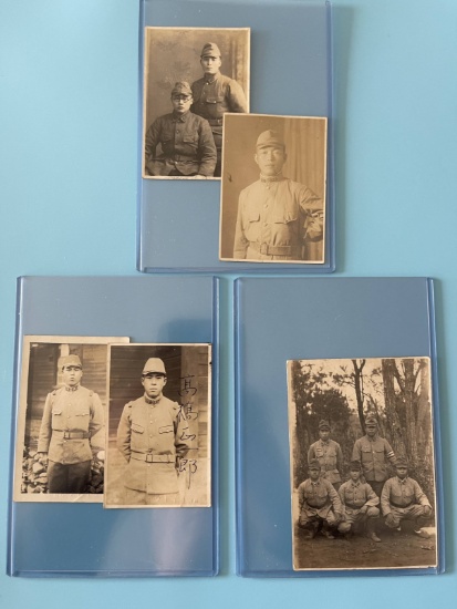 (5) WWII Japanese Soldier Photos