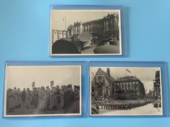 (3) Nazi Real Photo Type Postcards