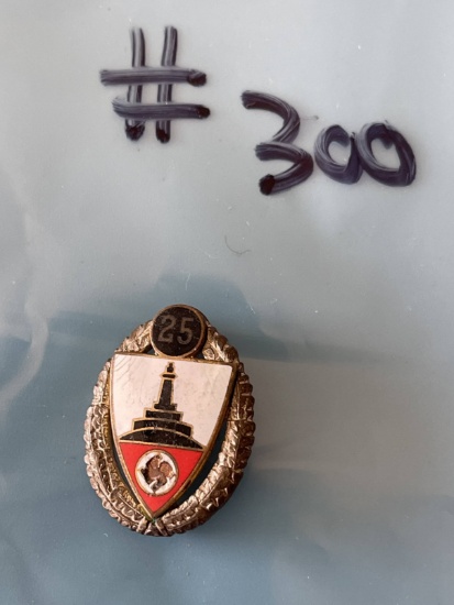 Nazi Veterans Association 25 Year Pin