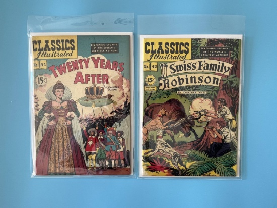 (2) Golden Age Classics Illustrated Comics