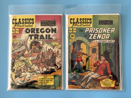 (2) Golden Age Classics Illustrated Comics