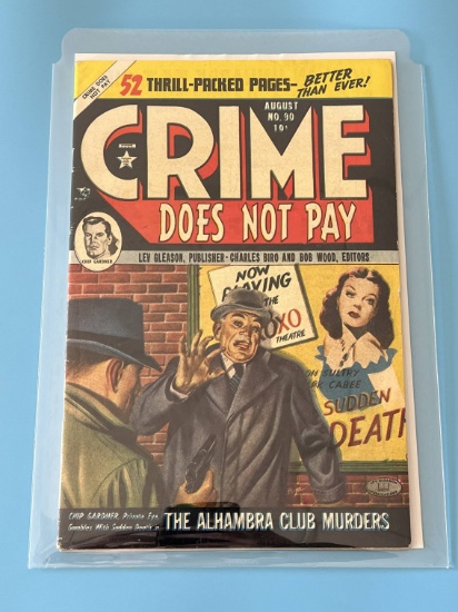 1950 "Crime Does Not Pay" Comic #90