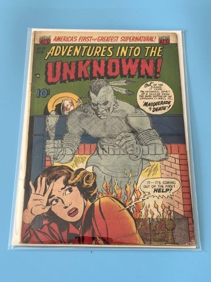 1952 'Adv. Into the Unknown' Comic Book