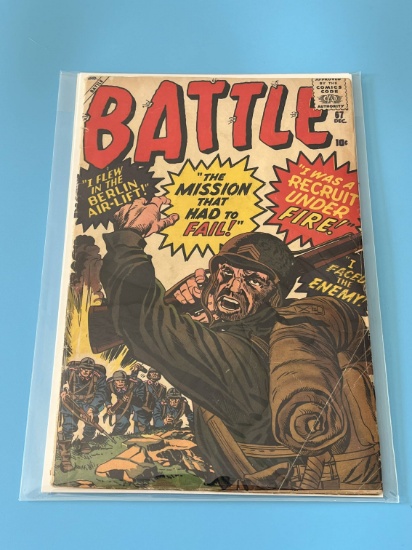 Golden Age "Battle" #67 Comic Book