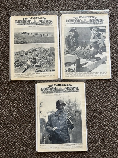(3) WWII London News Better Issues