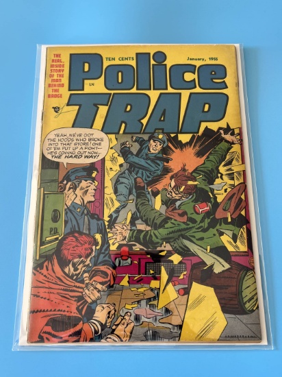 1955 "Police Trap" Comic Book #3