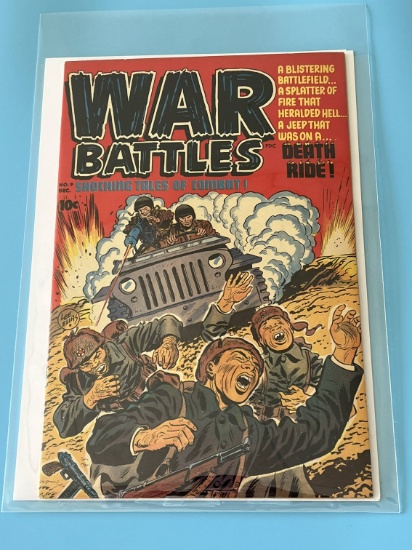 1953 "War Battles" #9 Comic Book
