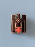 WWII Nazi Red Cross Cap Badge