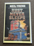 1979 Neil Young 'Rust Never Sleeps' Poster