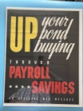 WWII War bond/Payroll Savings Poster