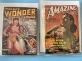 (2) 1949/50 Sci-Fi Pulp Magazines