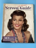 1949 Mag. w/Rita Hayworth Photo Cover