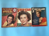 (3) Antique Movie Star Magazines