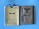 WWII Nazi Army Wehrpass with Cover