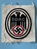 Nazi DDAC Bevo Weave Patch