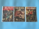 (3) Golden Age Red Ryder Comics
