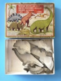 1961 Dinosaur Shaped Cookie Cutter Set