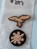 (2) WWII Nazi Luftwaffe Patches