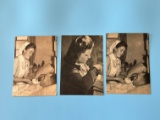 (3) Nazi War Woman Helper Postcards