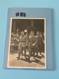 Nazi Adolf Hitler / Mussolini Postcard