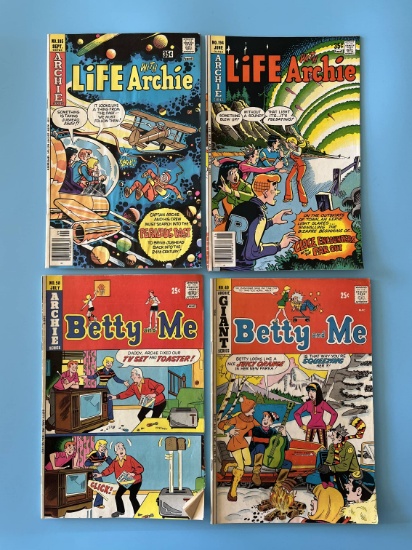 4 Issues Life With Archie #185 #194 Batty and Me #40 & #58 Archie Comics Bronze Age