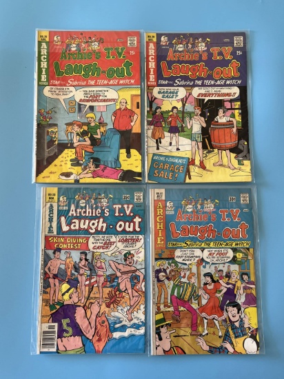 4 Issues Archie's TV Laugh Out #26 #29 #41 & #53 Archie Comics Bronze Age