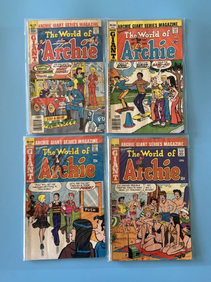 4 Issues The World of Archie #225 #244 #249 & #473 Archie Comics