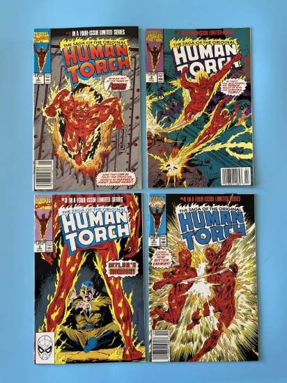 4 Issues The Saga of the Original Human Torch #1-#4 Full Set