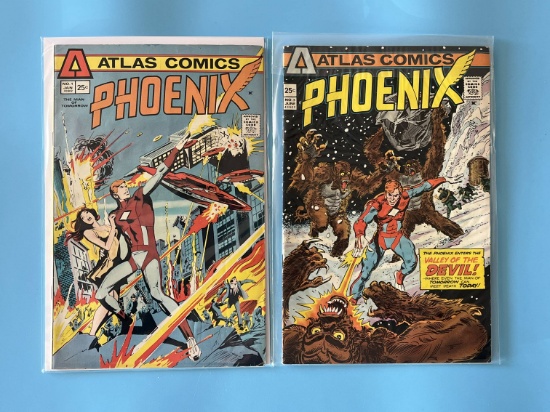 2 Issues Phoenix Comics #1 & #3 Atlas Comics KEY 1st Issue