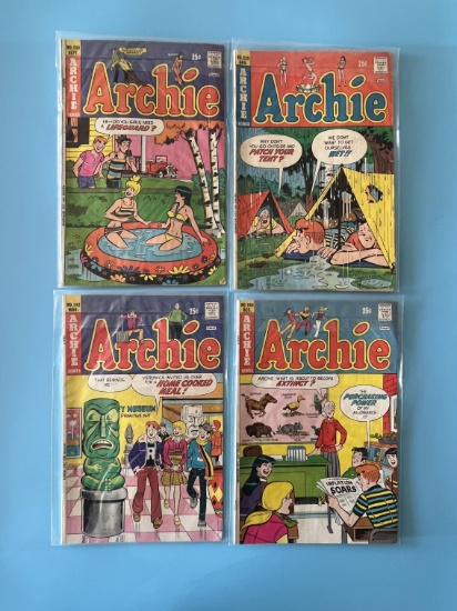 4 Issues Archie Comics #238 #239 #240 & #242 Archie Comics Bronze Age