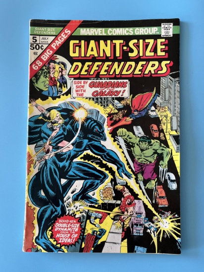 Giant Size Defenders Comic #5 Marvel Comics Bronze Age KEY 3rd Team Appearance of Guardians of the G