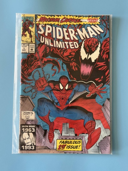 Spiderman Unlimited Comic #1 Marvel Comics Bronze Age KEY